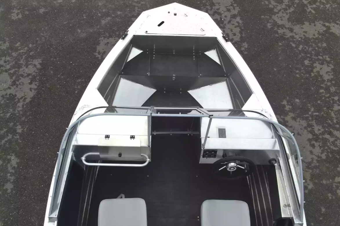 Алюминиевый катер Неман-450 DC NEW без покраски в Оренбурге