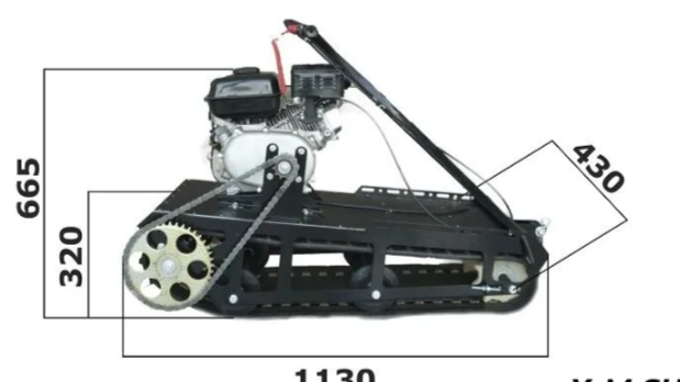 Мотобуксировщик XTREME-MOTORS "Конек-Горбунок" 6.5 л.с. в Оренбурге