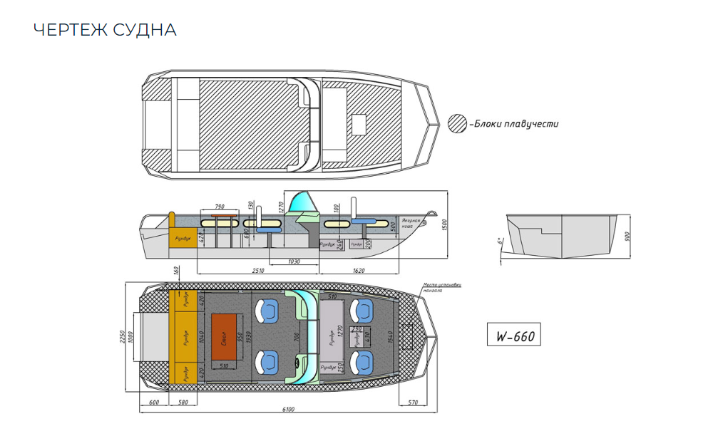 Алюминиевый катер Wyatboat-660 в Оренбурге