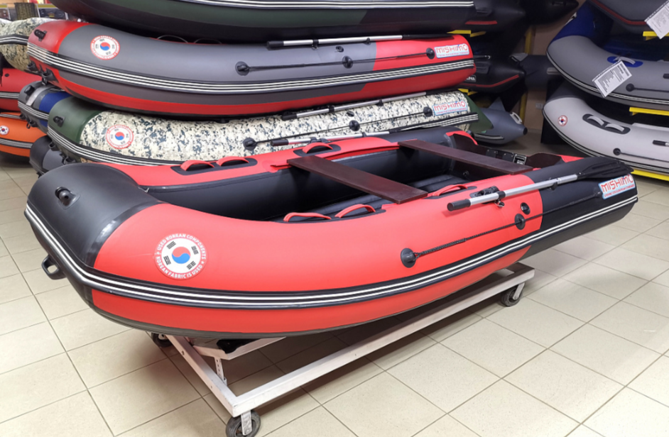 КОМПЛЕКТ Лодка MISHIMO PRO 350 + ЛОДОЧНЫЙ МОТОР MARLIN MP 9.9 (20) AMHS PRO в Оренбурге