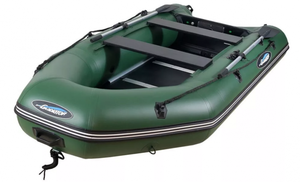 МОТОРНО-ГРЕБНАЯ ЛОДКА ПВХ GLADIATOR А 340 ТК С ФАНЕРНЫМ ПОЛОМ в Оренбурге