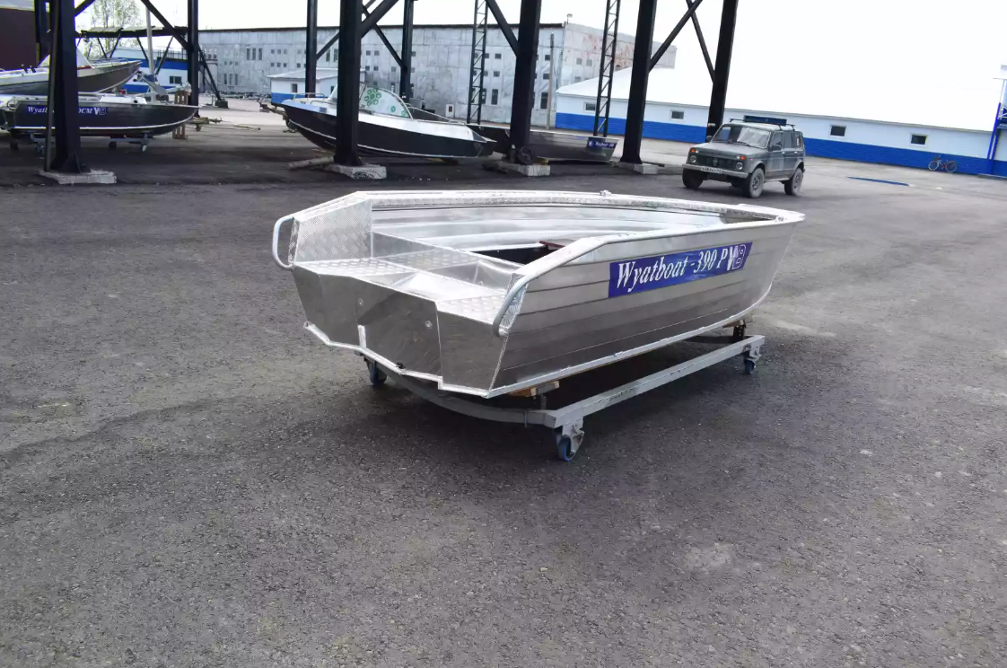 Алюминиевая лодка Wyatboat-390Р Увеличенный борт в Оренбурге