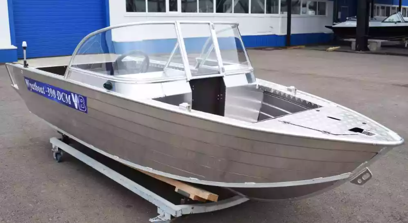 Алюминиевый катер Wyatboat-390 DCM Увеличенный борт в Оренбурге