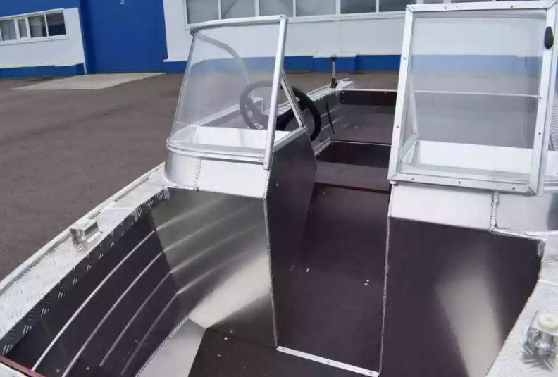 Алюминиевый катер Wyatboat-390 DCM Увеличенный борт в Оренбурге