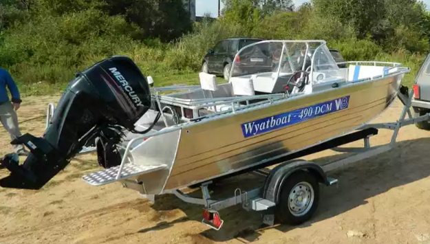 Алюминиевый катер Wyatboat-490 DCM в Оренбурге