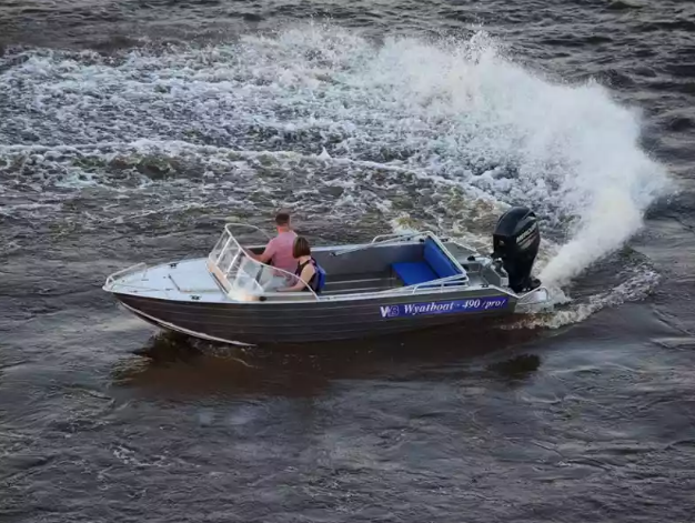Алюминиевый катер Wyatboat-490 Pro водомет в Оренбурге