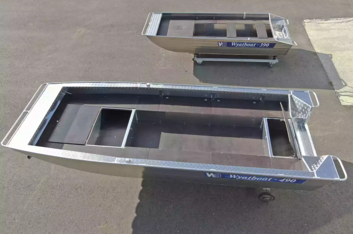 Алюминиевая лодка Wyatboat-490 Jonboat в Оренбурге