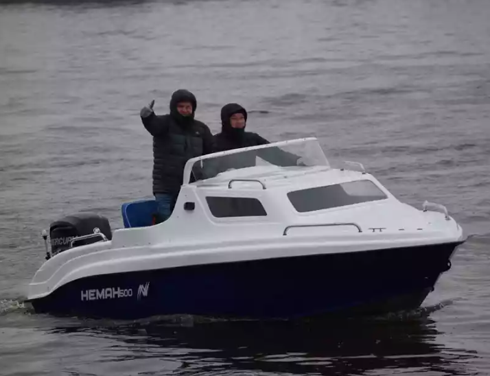 Комбинированный катер Neman-500 с каютой в Оренбурге