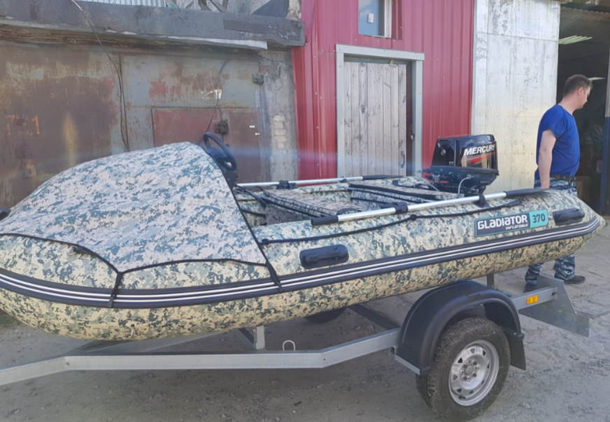 НАДУВНАЯ ЛОДКА GLADIATOR C370AL в Оренбурге