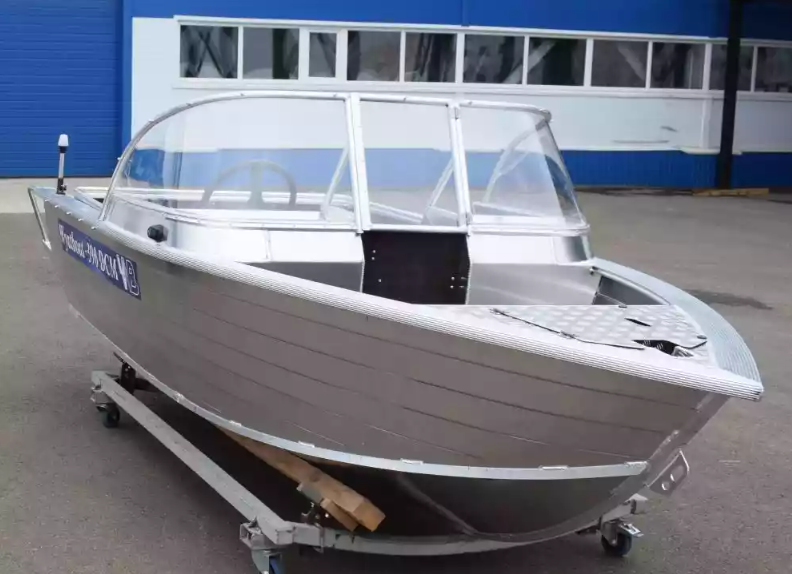 Алюминиевый катер Wyatboat-390 DCM Увеличенный борт в Оренбурге