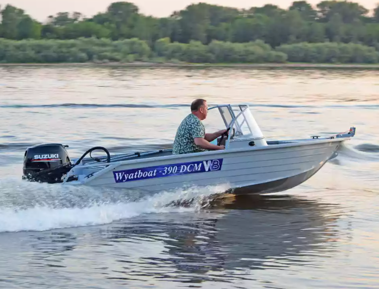 Алюминиевый катер Wyatboat-390 DCM в Оренбурге