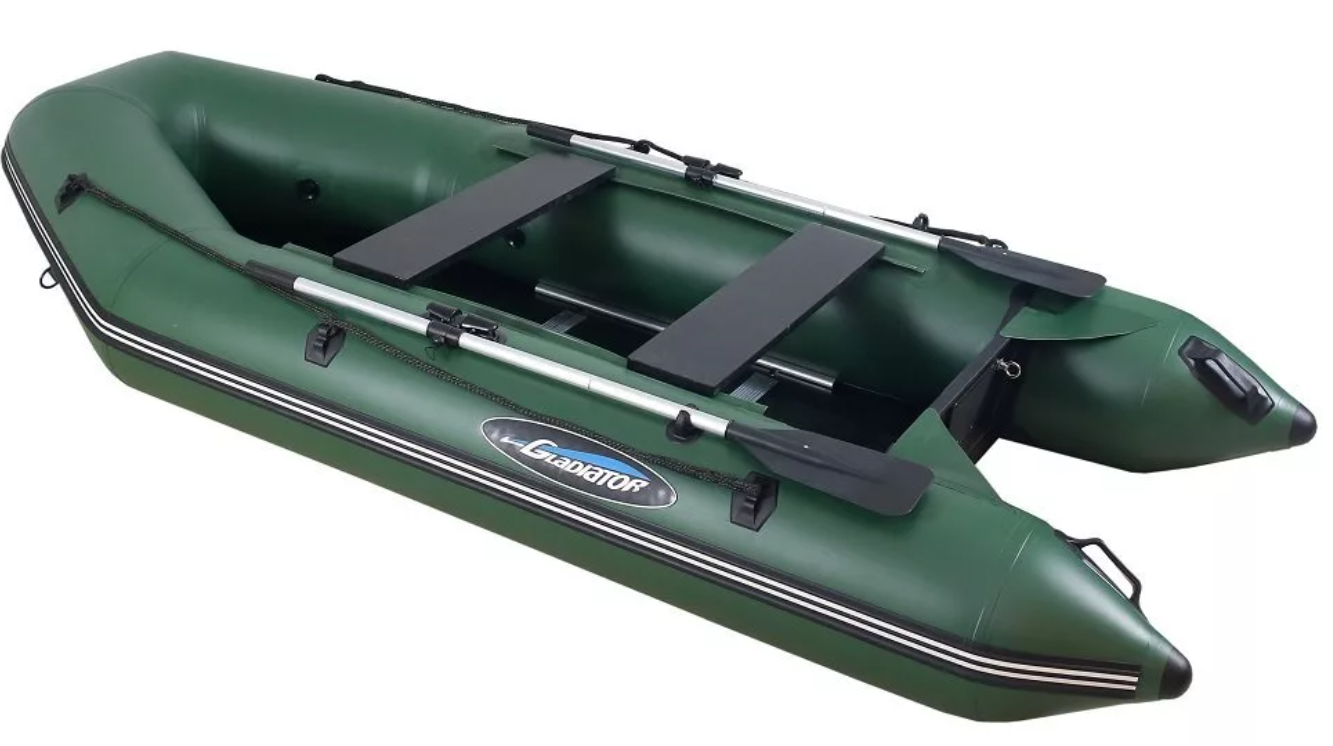 МОТОРНО-ГРЕБНАЯ ЛОДКА ПВХ GLADIATOR A 280 ТК С ФАНЕРНЫМ ДНОМ в Оренбурге