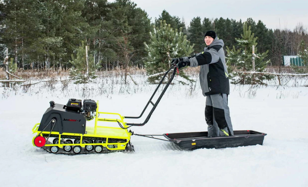 Мотобуксировщик Бурлак ХОЗЯИН-1 (капот ткань) в Оренбурге