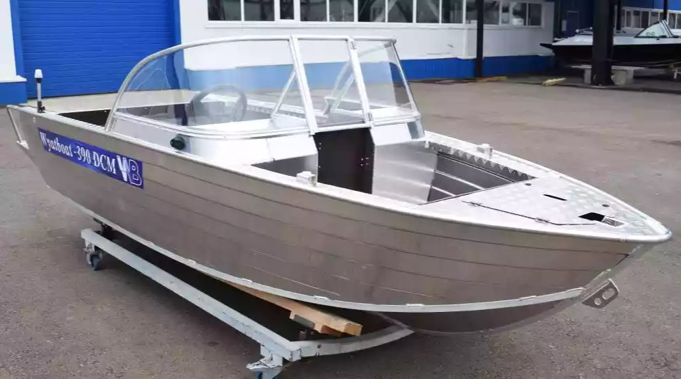 Алюминиевая лодка Wyatboat-390 DCM Увеличенный борт в Оренбурге