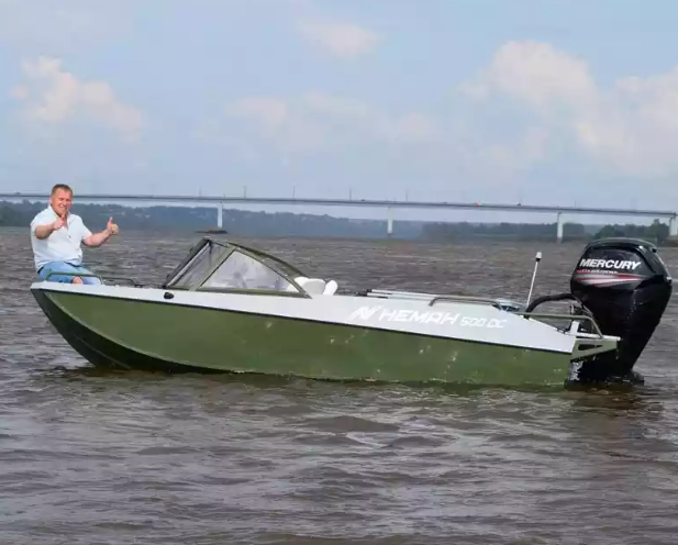 Алюминиевый катер Неман 500 DC водомёт в Оренбурге