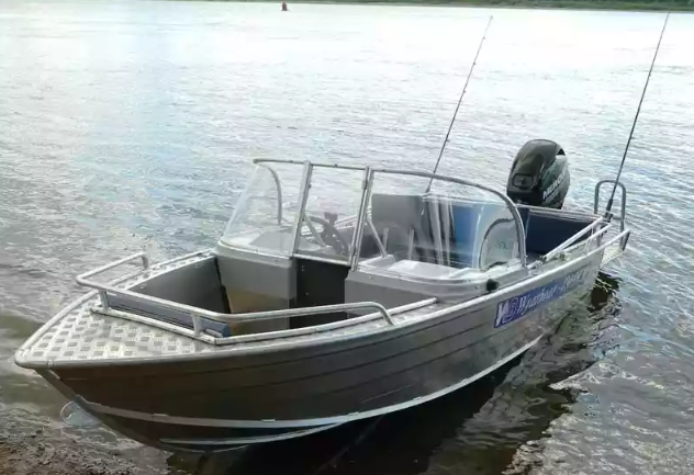 Алюминиевый катер Wyatboat-430T DCM Трансформер в Оренбурге