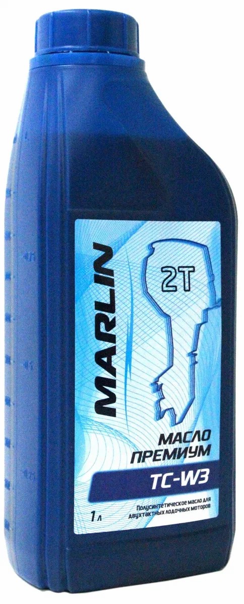 МАСЛО ПОЛУСИНТЕТИЧЕСКОЕ MARLIN ПРЕМИУМ 2Т, TC-W3, 1 ЛИТР в Оренбурге