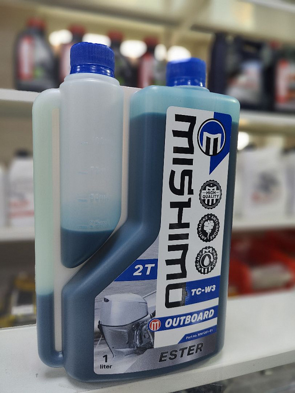 Масло MISHIMO 2T OUTBOARD (ESTER) полусинтетика 1 л в Оренбурге