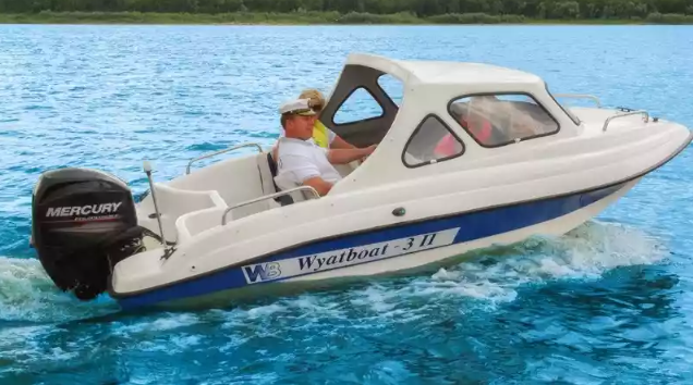 Стеклопластиковый катер Wyatboat-3 П (полурубка) в Оренбурге