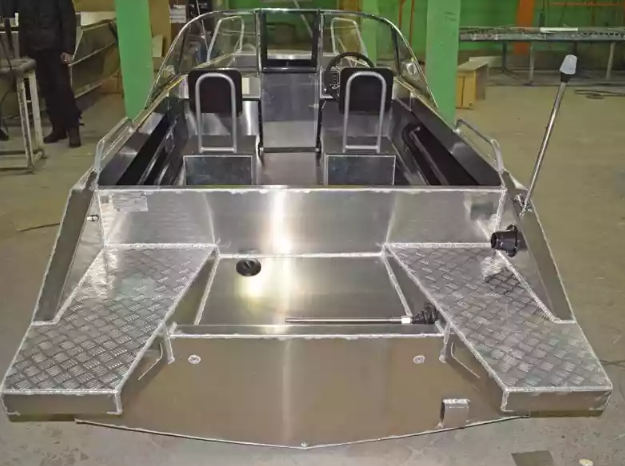 Алюминиевый катер Неман-500 DC (без покраски) в Оренбурге