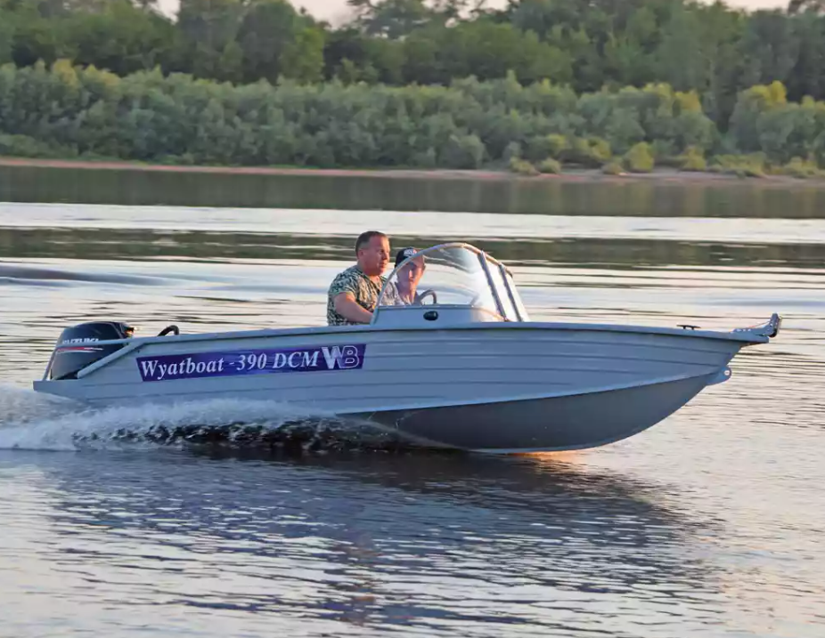 Алюминиевая лодка Wyatboat-390 DCM в Оренбурге