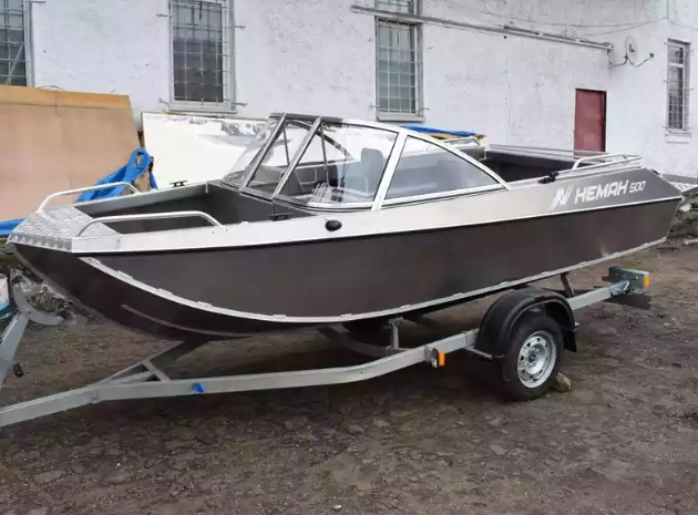 Алюминиевый катер Неман-500 DC (без покраски) в Оренбурге
