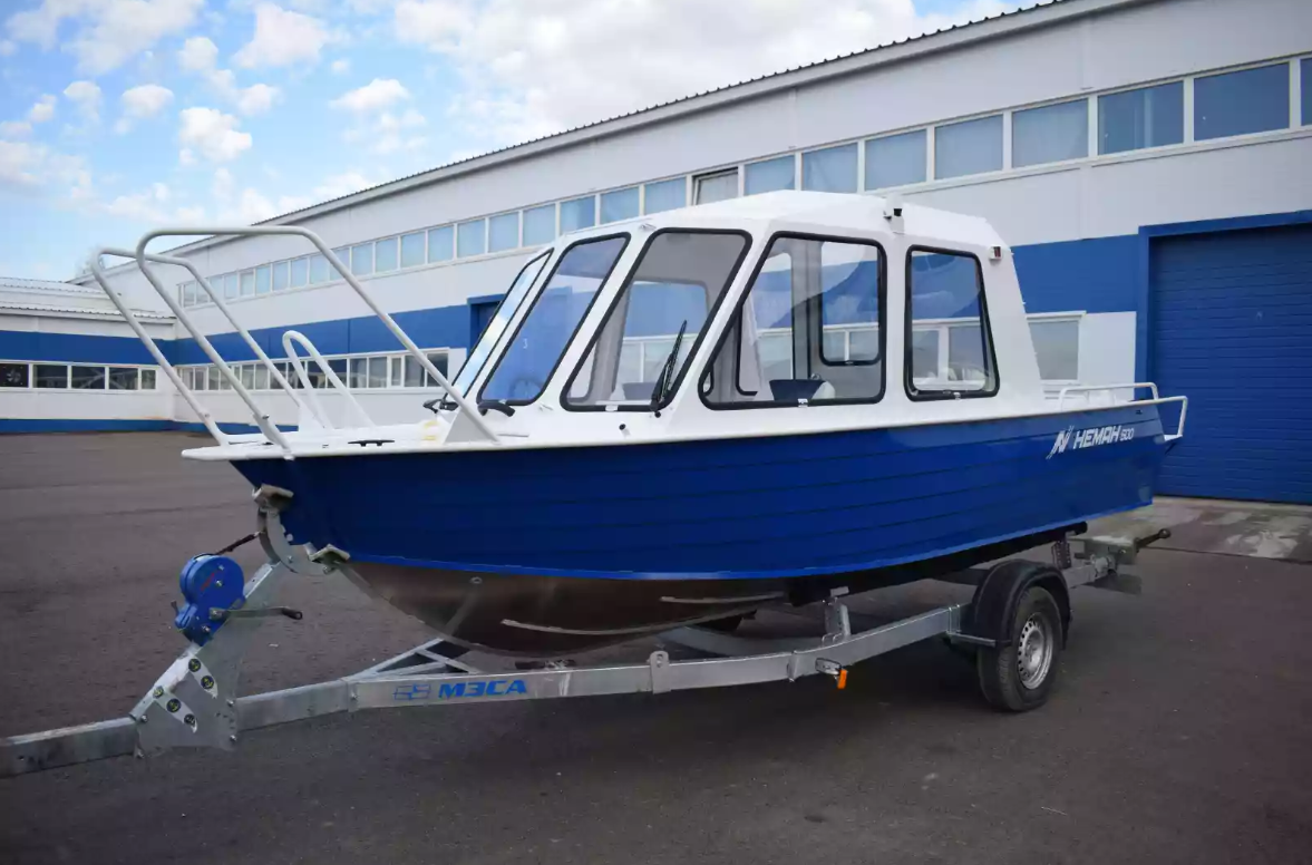 Алюминиевый катер Неман-500 (закрытая рубка) в Оренбурге