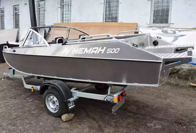 Алюминиевый катер Неман-500 DC (без покраски) в Оренбурге