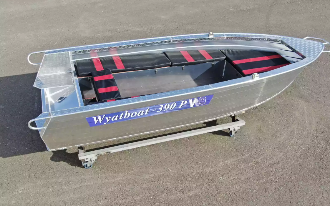 Алюминиевая лодка Wyatboat-390РМ увеличенный борт в Оренбурге
