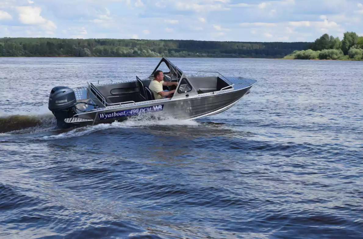 Алюминиевый катер Wyatboat-490 DCM Pro в Оренбурге