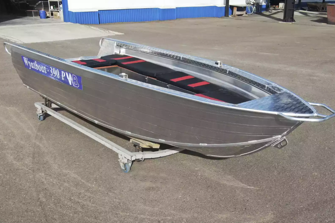 Алюминиевая лодка Wyatboat-390РМ увеличенный борт в Оренбурге