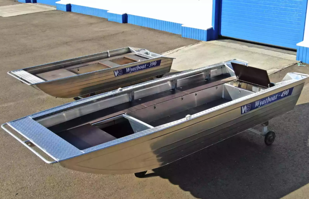 Алюминиевая лодка Wyatboat-490 Jonboat в Оренбурге