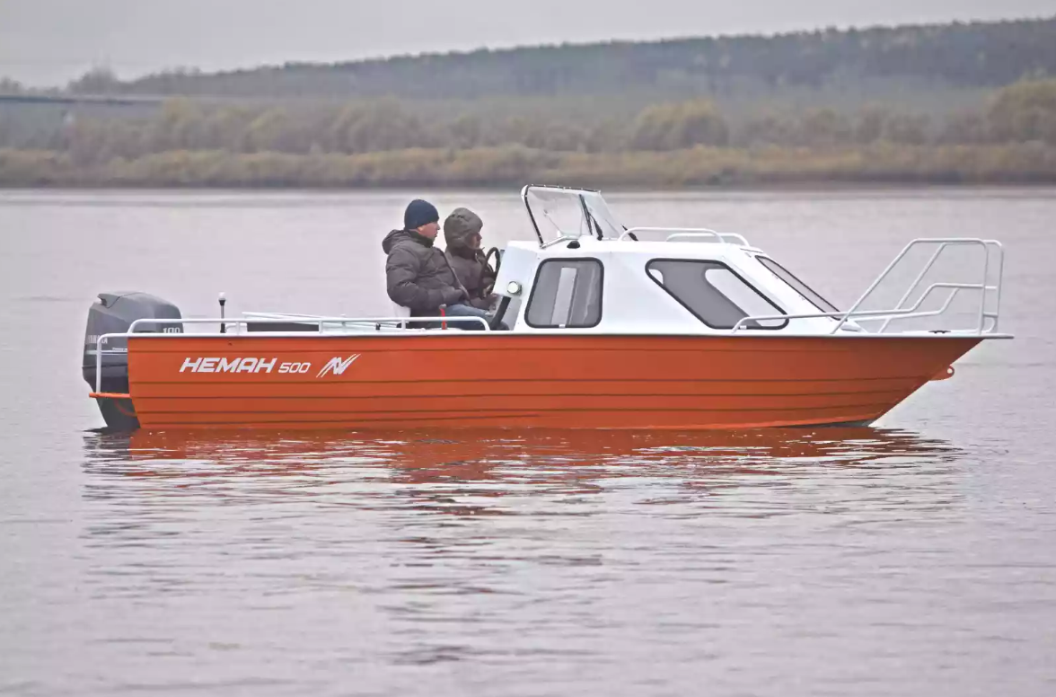 Алюминиевый катер Неман-500 (каютный) в Оренбурге