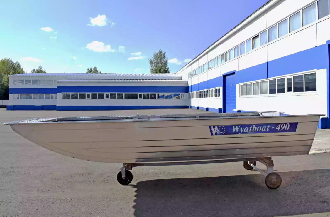 Алюминиевая лодка Wyatboat-490 Jonboat в Оренбурге