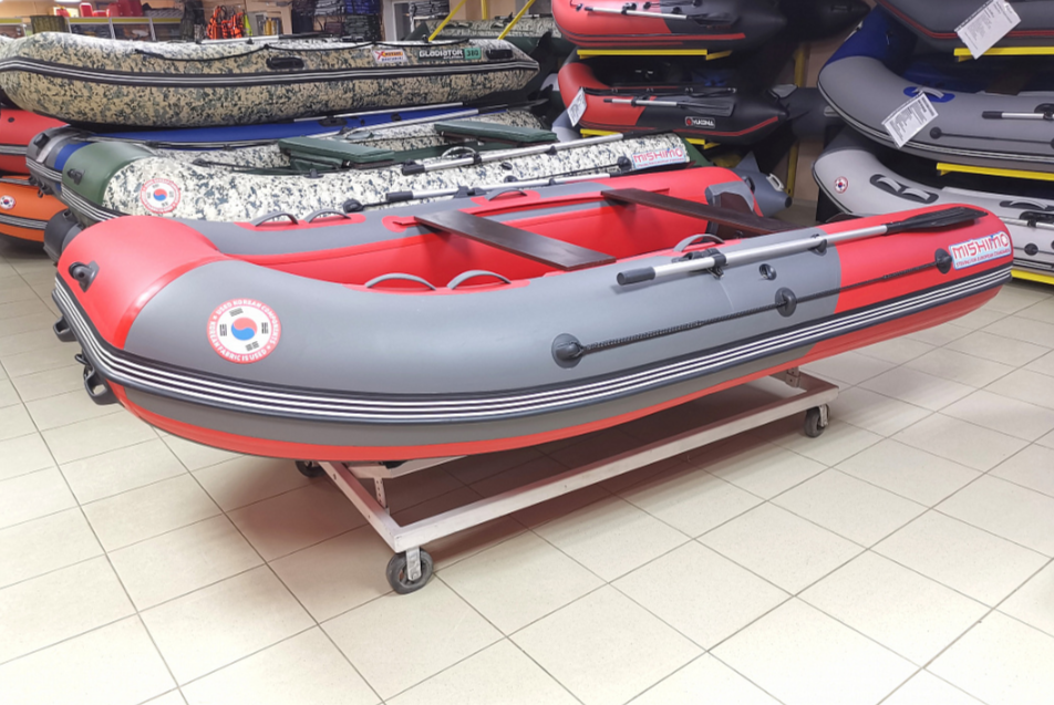 КОМПЛЕКТ Лодка MISHIMO PRO 350 + ЛОДОЧНЫЙ МОТОР MARLIN MP 9.9 (20) AMHS PRO в Оренбурге