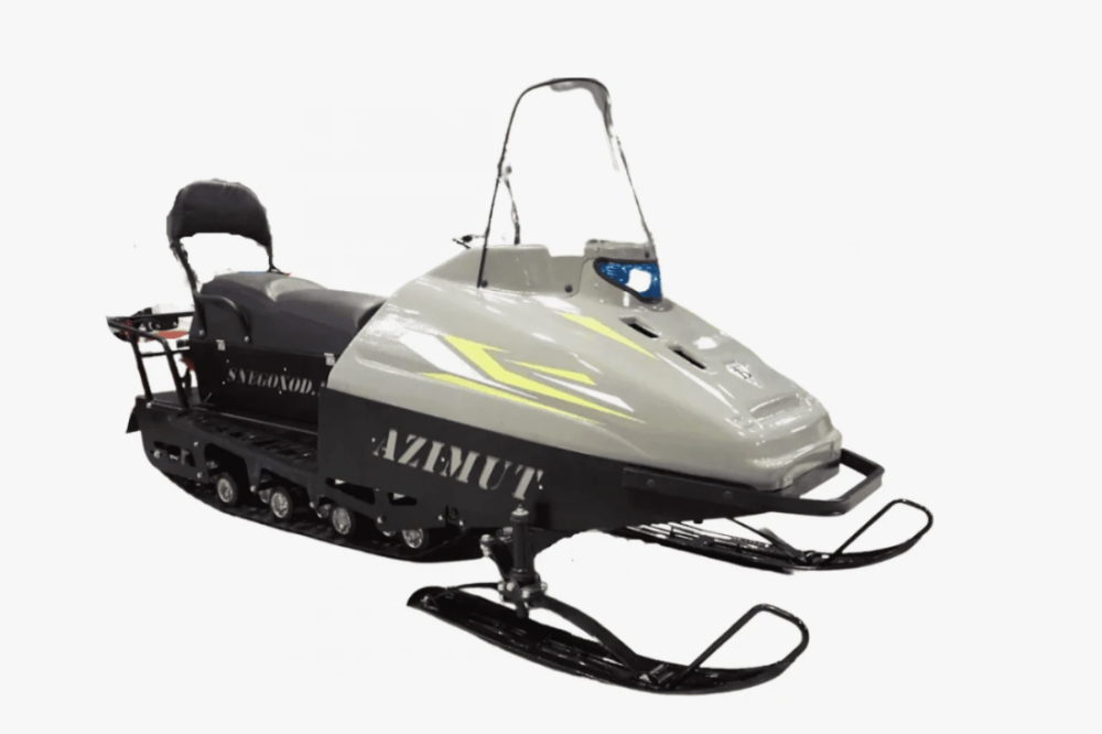 Миниснегоход Бурлак Азимут 20 л.с. , эл.запуск, реверс, тормоз гидравл, капот серый в Оренбурге