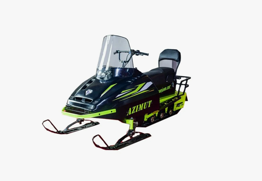 Миниснегоход Бурлак Азимут 20 л.с. , эл.запуск, реверс, тормоз гидравл, капот черный в Оренбурге