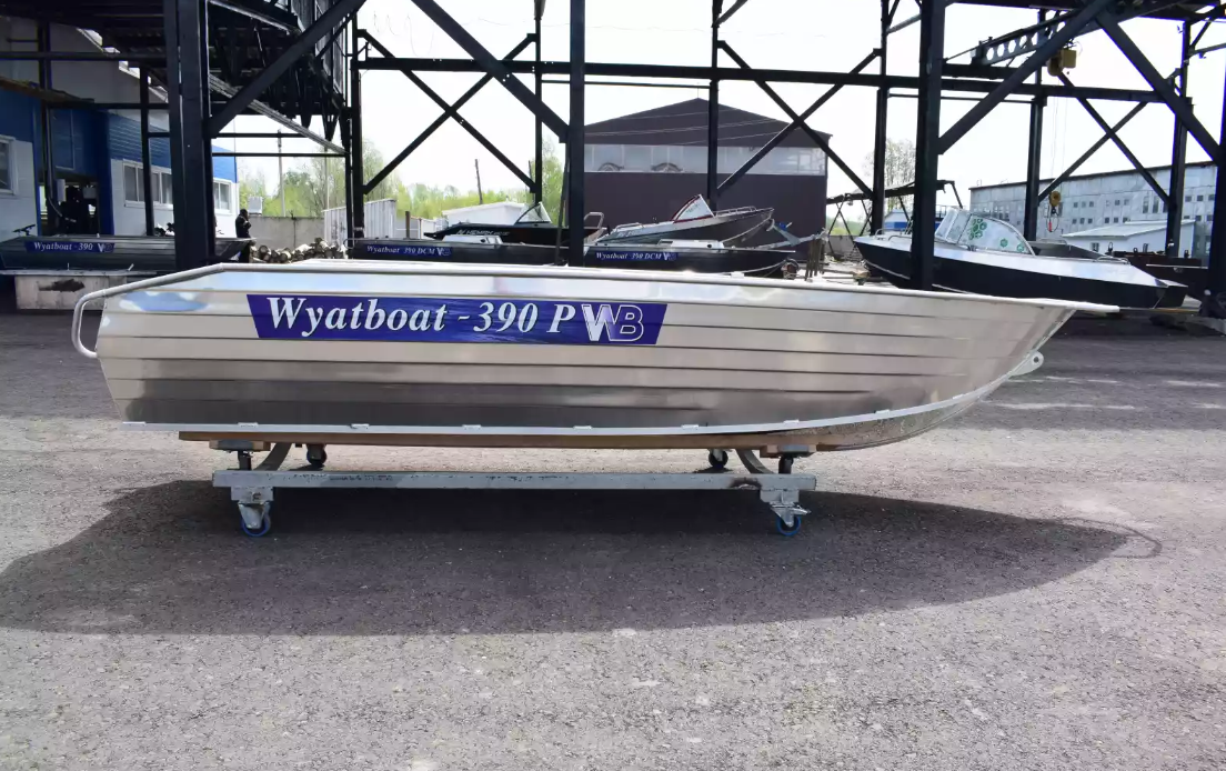 Алюминиевая лодка Wyatboat-390Р Увеличенный борт в Оренбурге