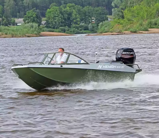 Алюминиевый катер Неман 500 DC водомёт в Оренбурге