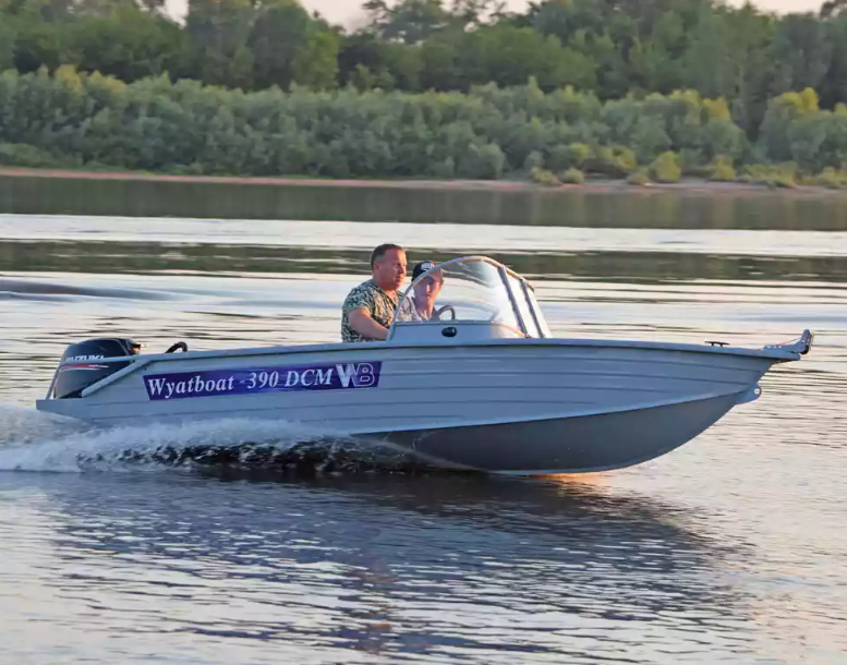 Алюминиевый катер Wyatboat-390 DCM в Оренбурге