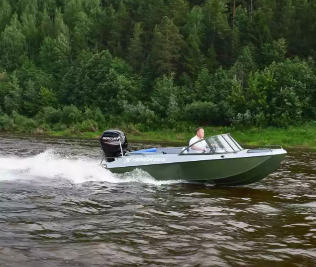 Алюминиевый катер Неман 500 DC водомёт в Оренбурге