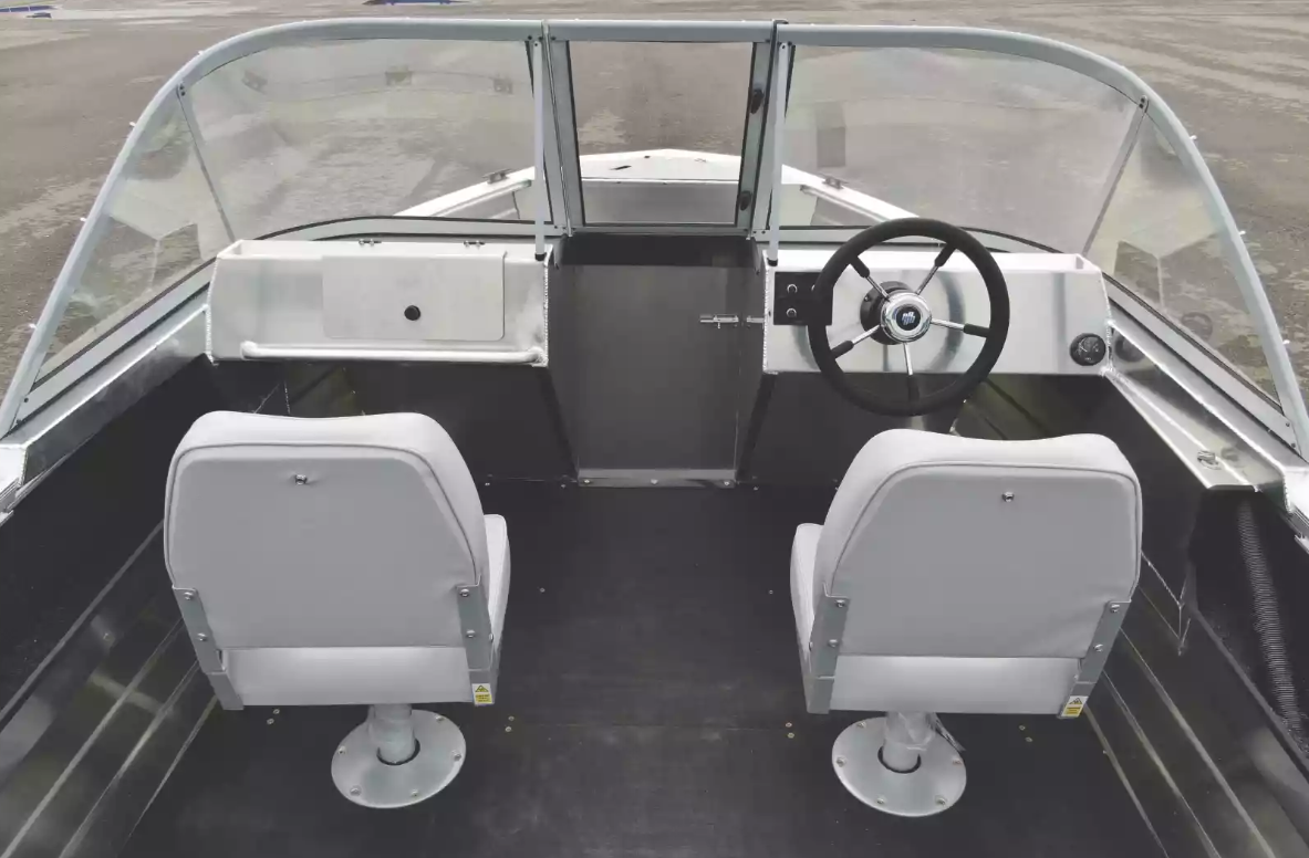 Алюминиевый катер Неман-450 DC NEW без покраски в Оренбурге