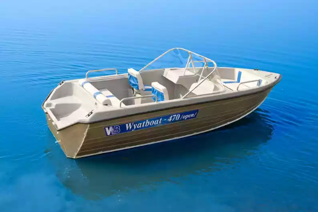 Комбинированный катер Wyatboat-470 Open в Оренбурге