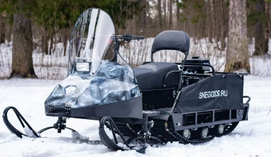 Миниснегоход Егерь Экспедитор 20 л.с. , реверс, тормоз, капот белый в Оренбурге
