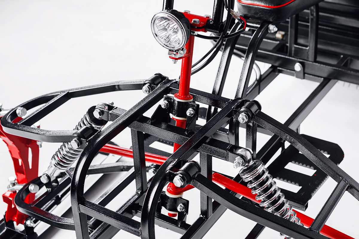 Лыжный модуль IKUDZO TERRAIN с подогревом ручек металлические лыжи в Оренбурге