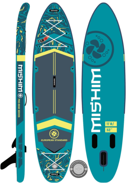 SUP (САП) Доска MISHIMO PRO-MAX Light Teal 11,6’ (355см) в Оренбурге