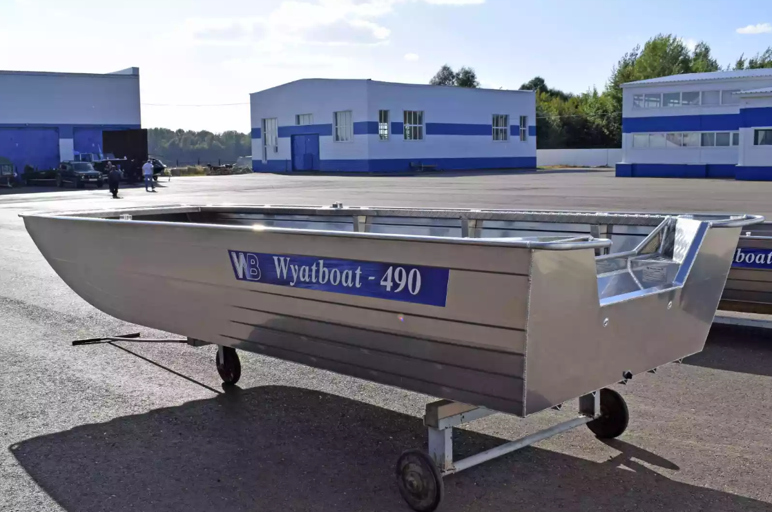 Алюминиевая лодка Wyatboat-490 Jonboat в Оренбурге