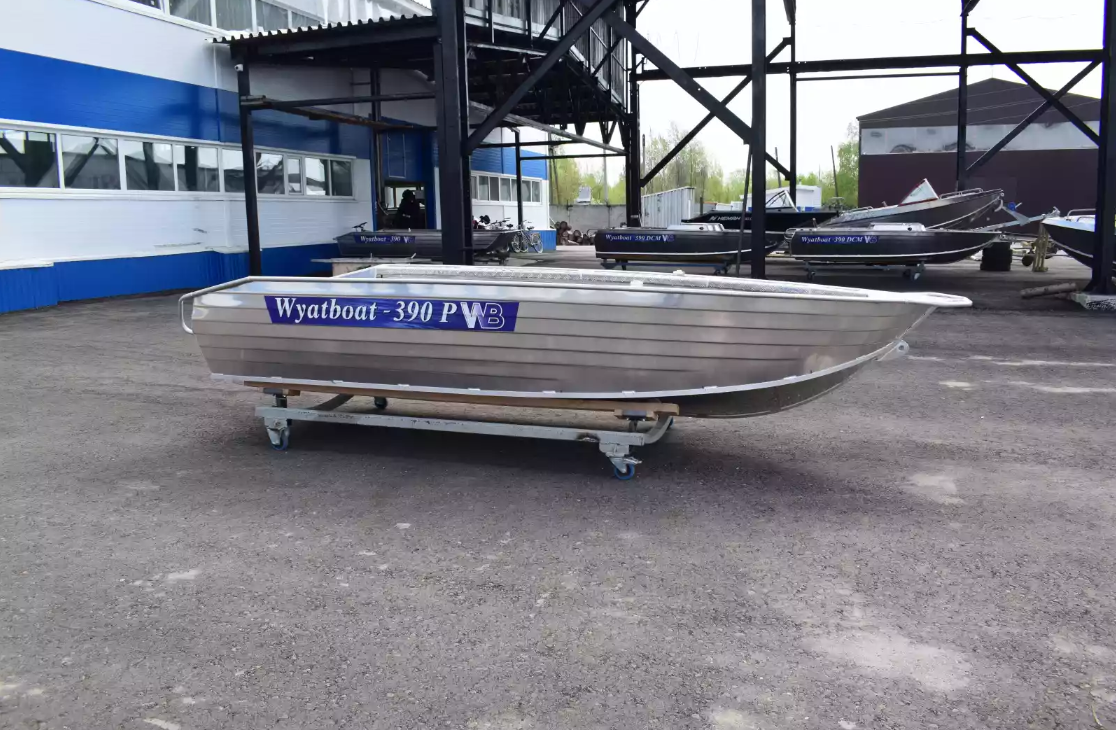 Алюминиевая лодка Wyatboat-390Р Увеличенный борт в Оренбурге