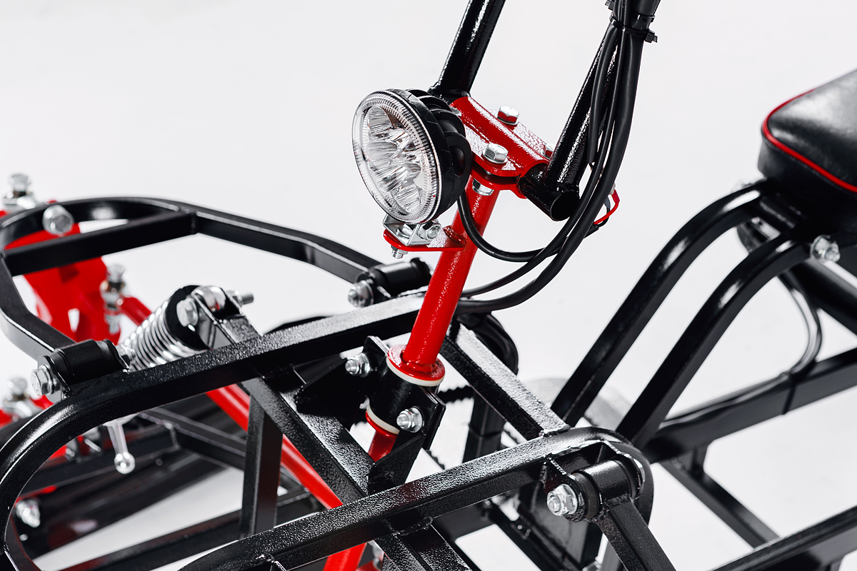 Лыжный модуль IKUDZO TERRAIN с подогревом ручек металлические лыжи в Оренбурге