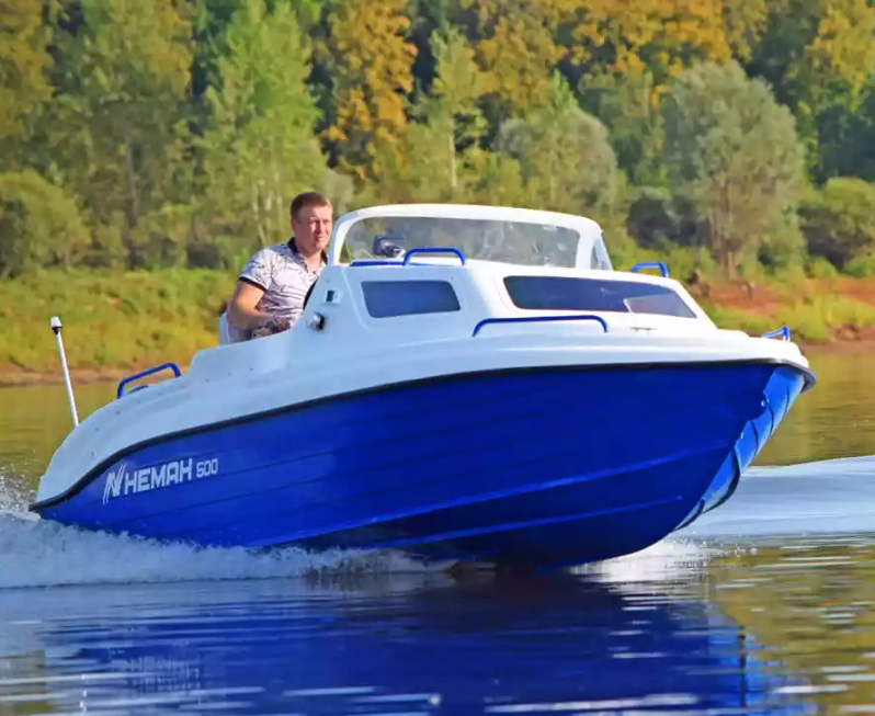 Комбинированный катер Neman-500 с каютой в Оренбурге